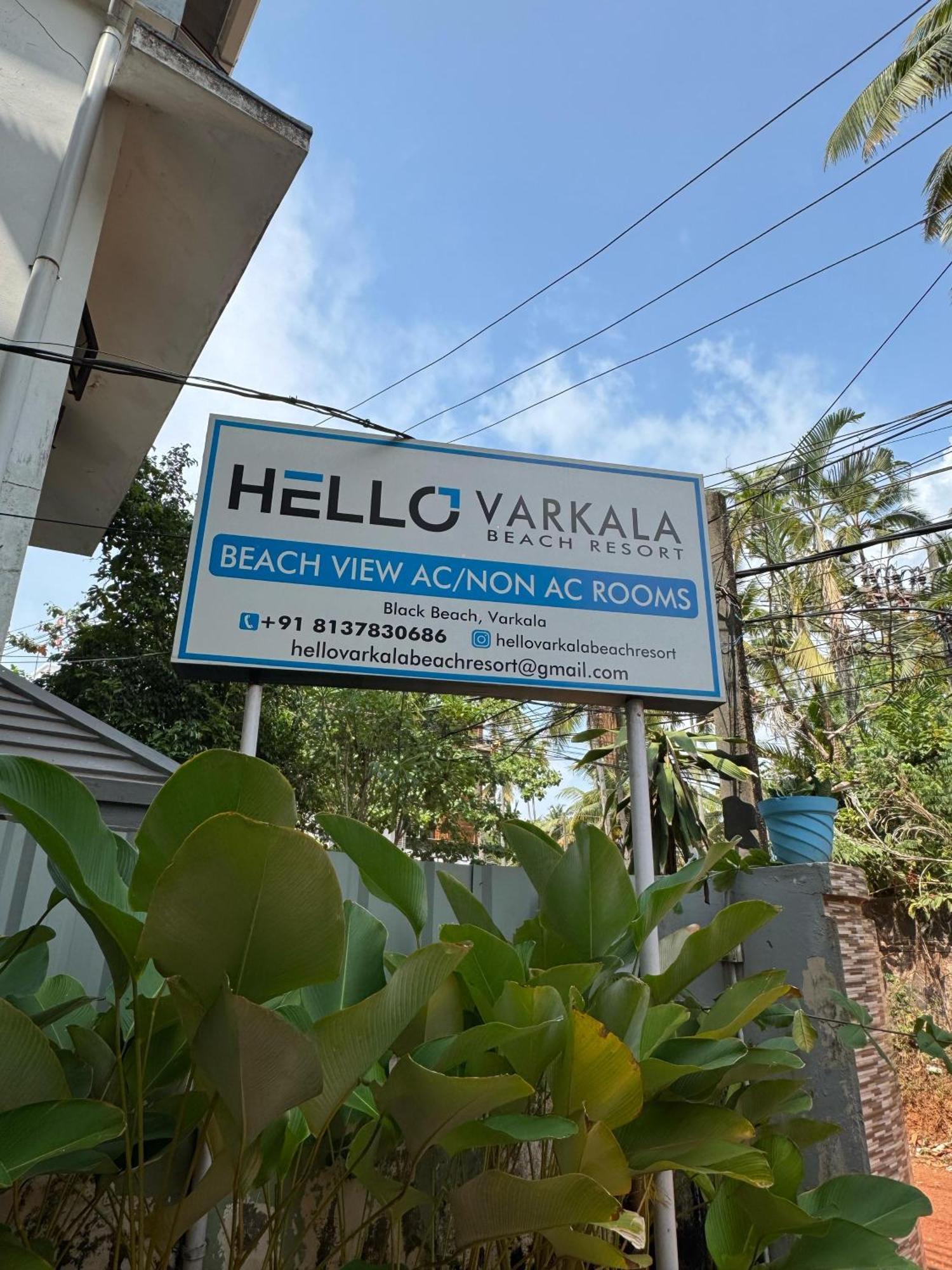 Beach View Balcony Resort By Hello Varkala Zewnętrze zdjęcie